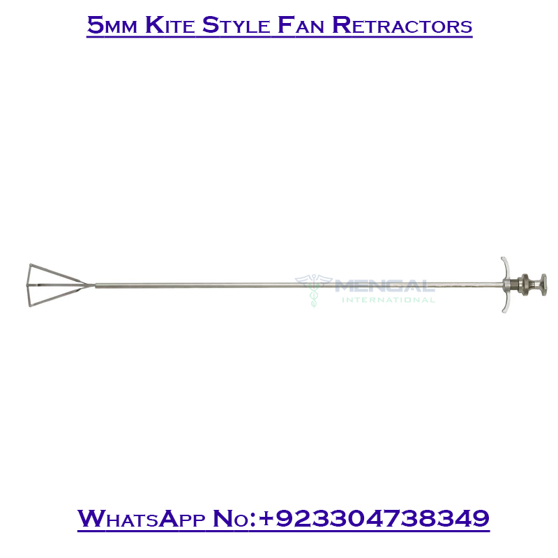 5mm Kite Style Fan Retractors Laparoscopic Retraction Instruments