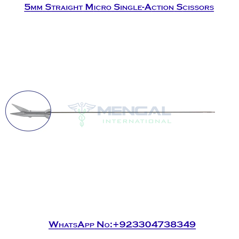 5mm Straight Micro Single-Action Scissors Deluxe Modular Instruments