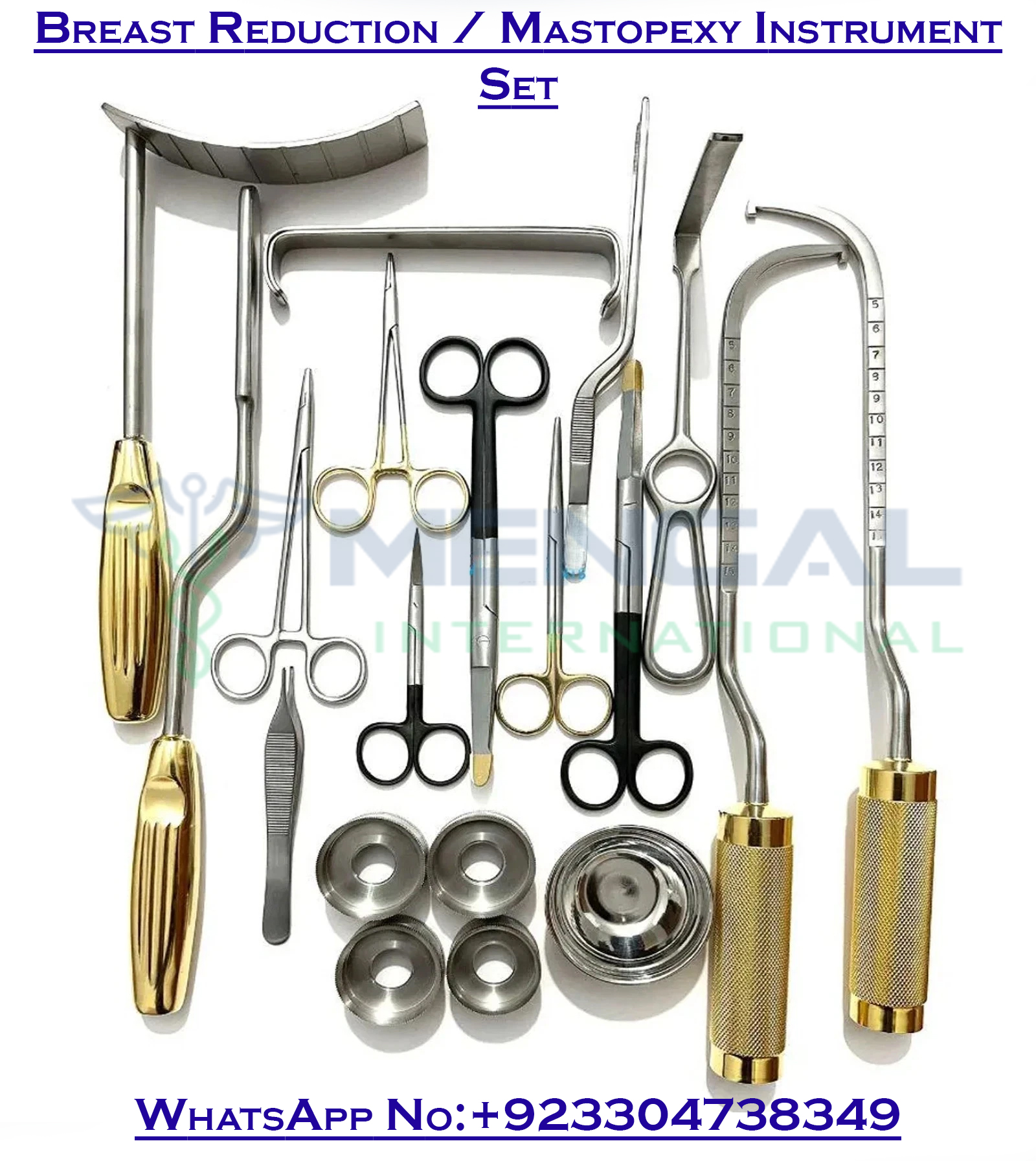 Breast Reduction / Mastopexy Instrument Set Plastic Surgery