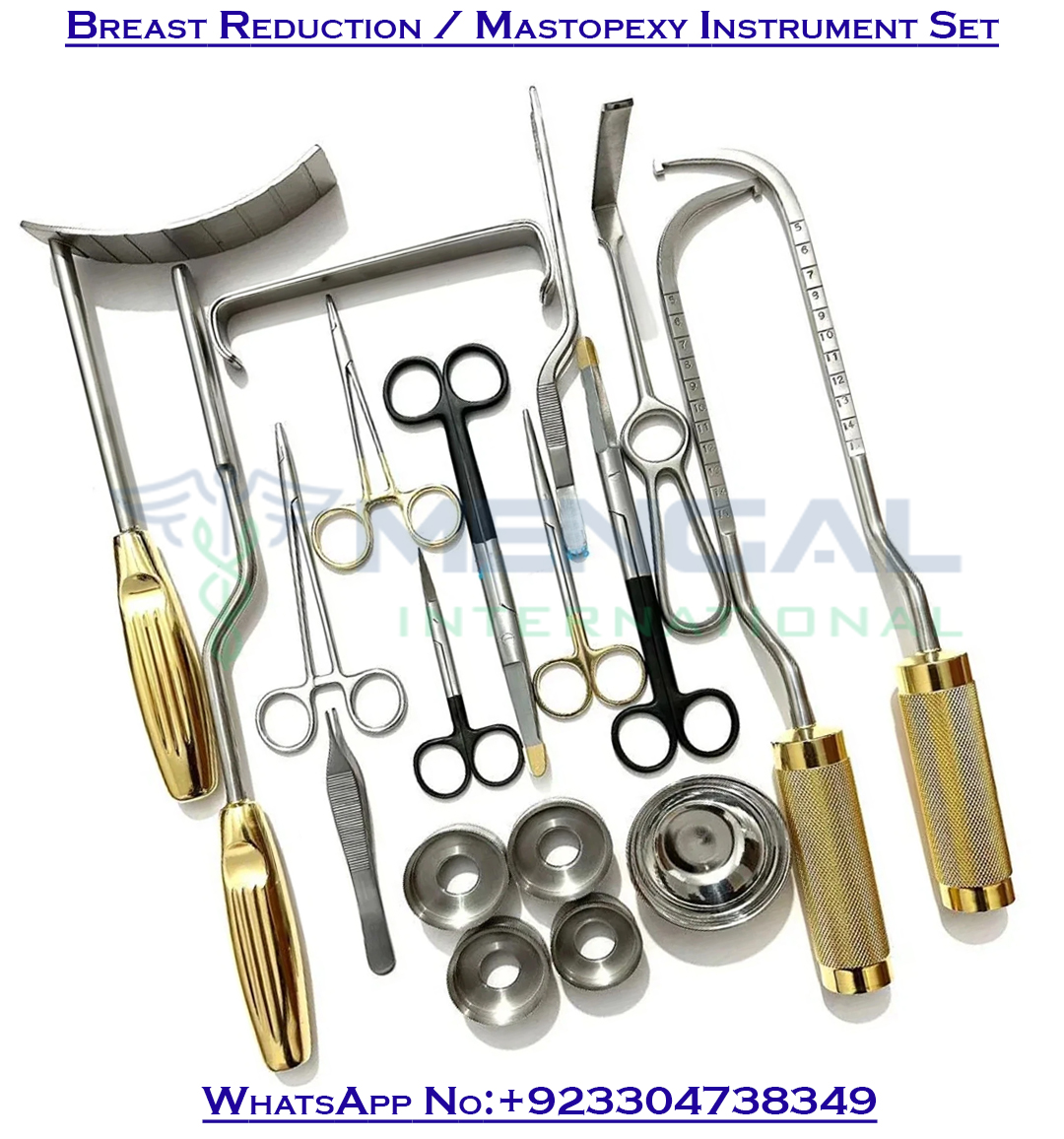 Breast Reduction / Mastopexy Instrument Set Plastic Surgery