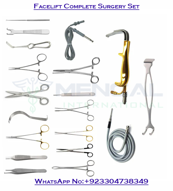 Facelift Complete Surgery Set-plastic surgery instruments