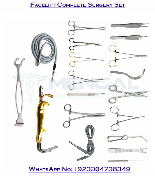 Facelift Complete Surgery Set-plastic surgery instruments