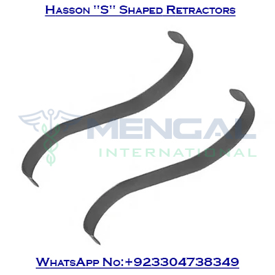 Hasson “S” Shaped Retractors Laparoscopic Retraction Instruments