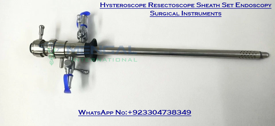 Hysteroscope Resectoscope Sheath Set Endoscopy Surgical Instruments Premium Quality