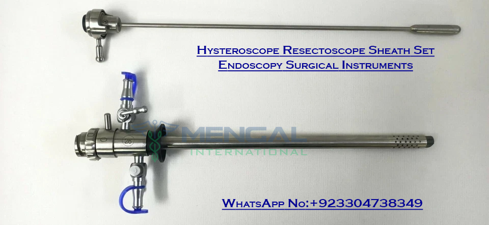 Hysteroscope Resectoscope Sheath Set Endoscopy Surgical Instruments Premium Quality