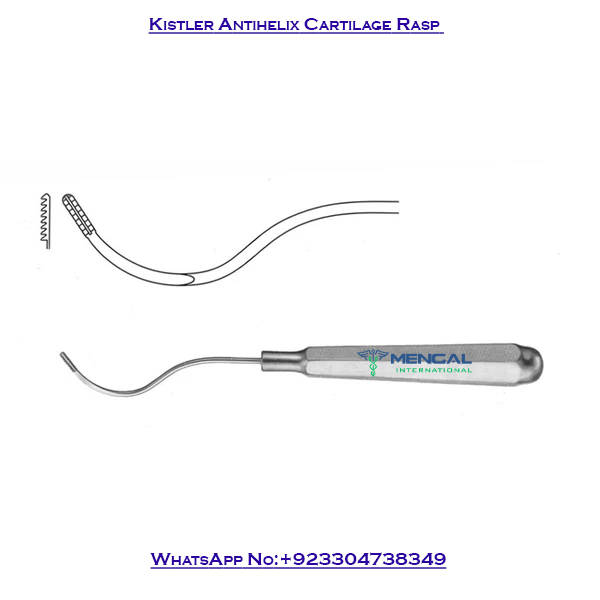 Kistler Antihelix Cartilage Rasp – Right & Left | Precision Otoplasty Instrument