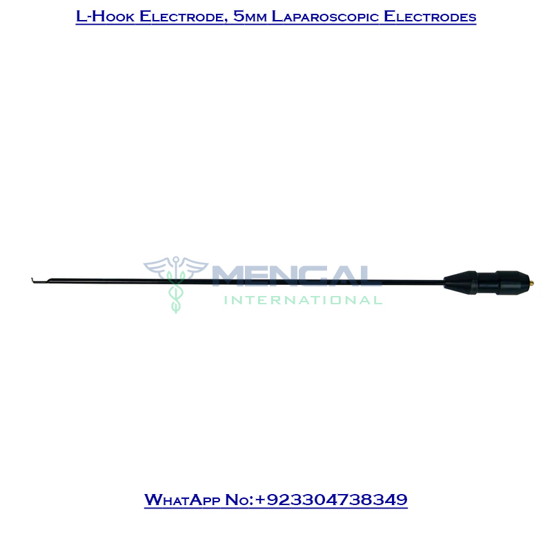 L-Hook Electrode, 5mm Laparoscopic Electrodes
