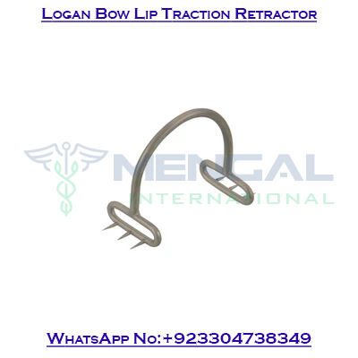 Logan Bow Lip Traction Retractor plastic surgery instruments