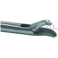 Laparoscopic Needle Holders with Axial Handle and Flush Port, Jaw Curves Right