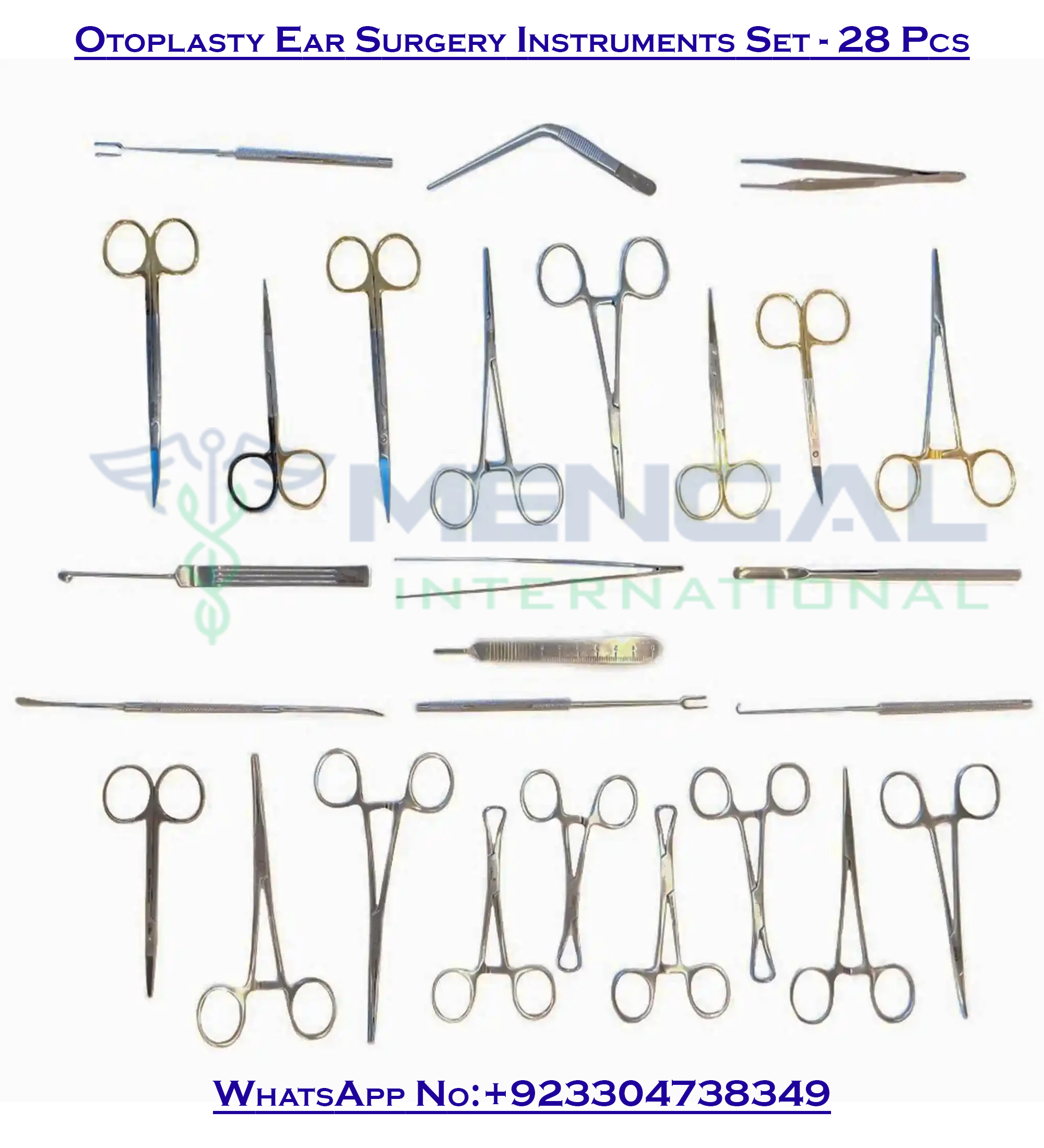 Otoplasty Ear Surgery Instruments Set – 28 Pcs