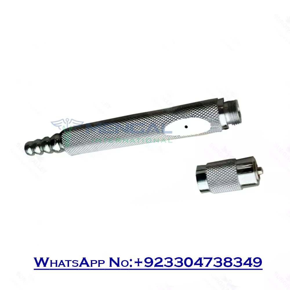 Liposuction Luer Lock + Threaded Fitting Handle Cosmetic Plastic Surgery 2 In 1