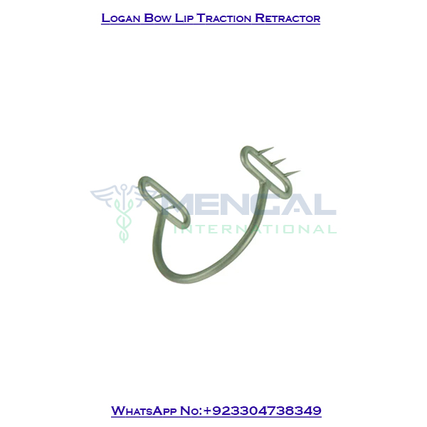 Logan Bow Lip Traction Retractor plastic surgery instruments