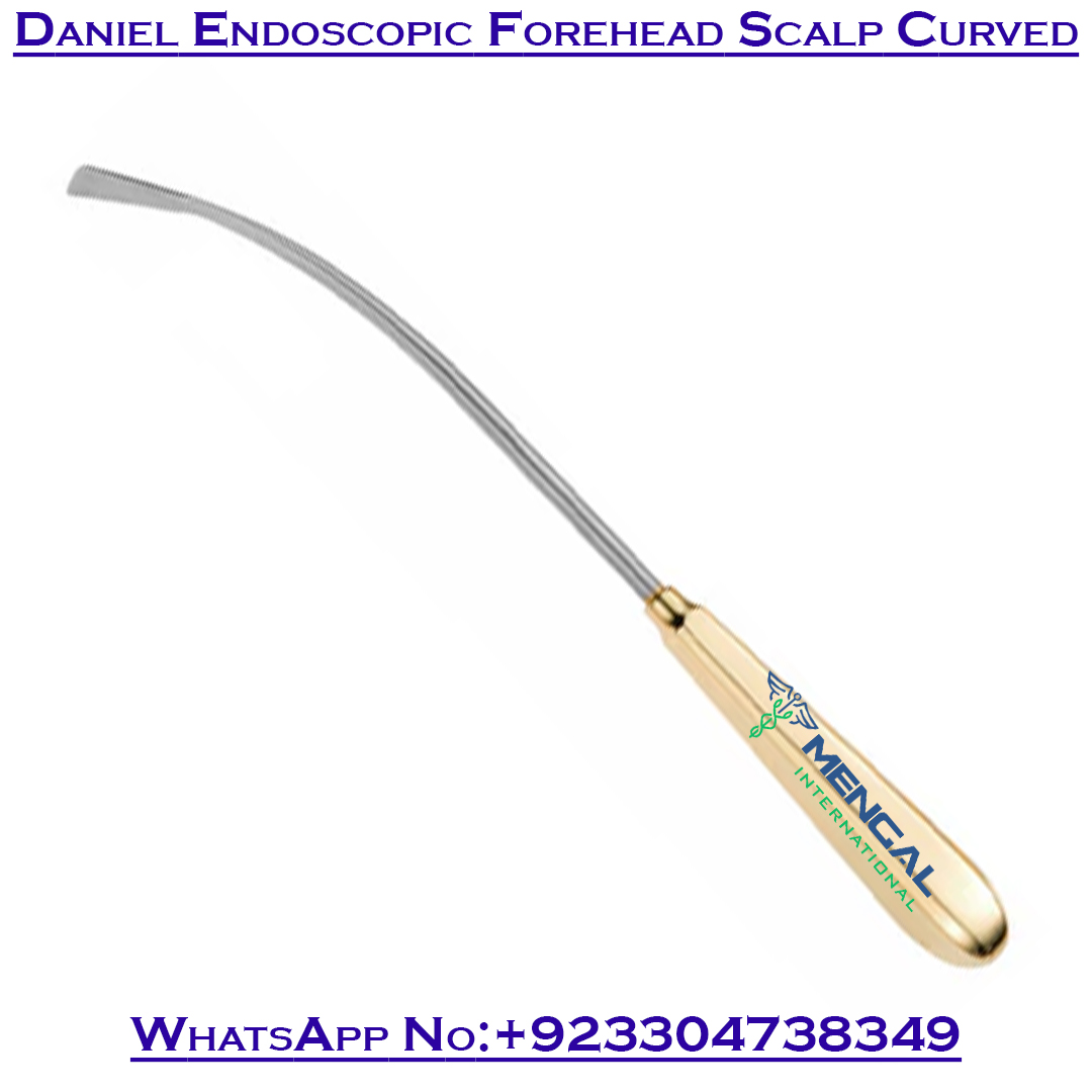 Daniel Endoscopic Forehead Scalp Curved Elevator for Brow & Forehead Lift Surgery