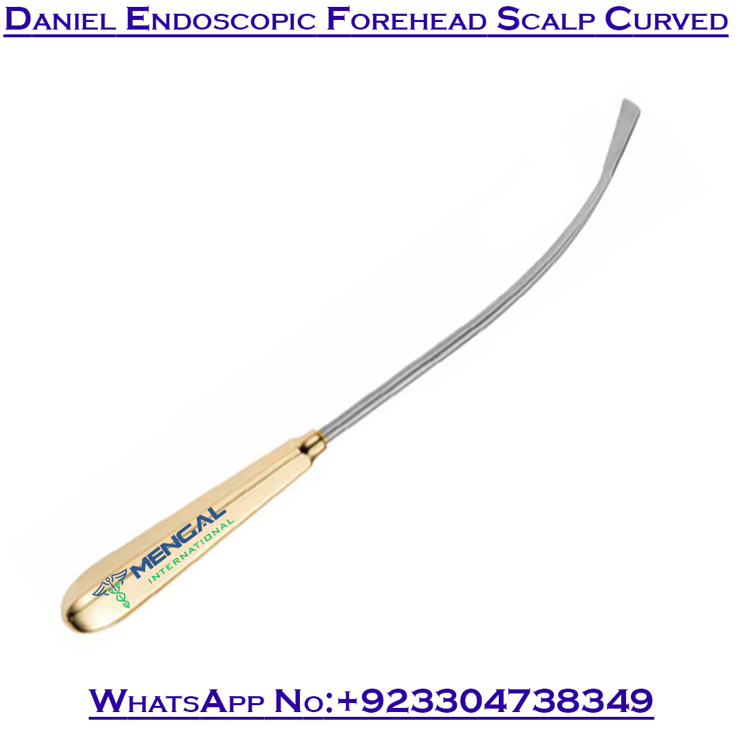 Daniel Endoscopic Forehead Scalp Curved Elevator for Brow & Forehead Lift Surgery