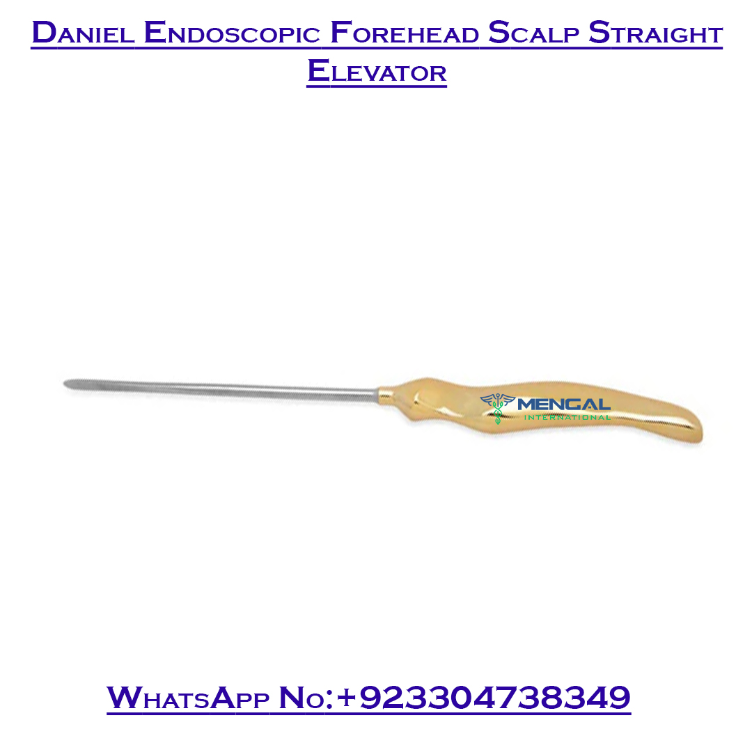 Daniel Endoscopic Forehead Scalp Straight Elevator for Brow & Forehead Lift Surgery