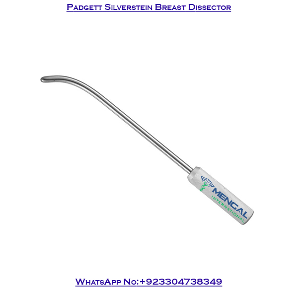 Padgett Silverstein Breast Dissector plastic surgery instruments