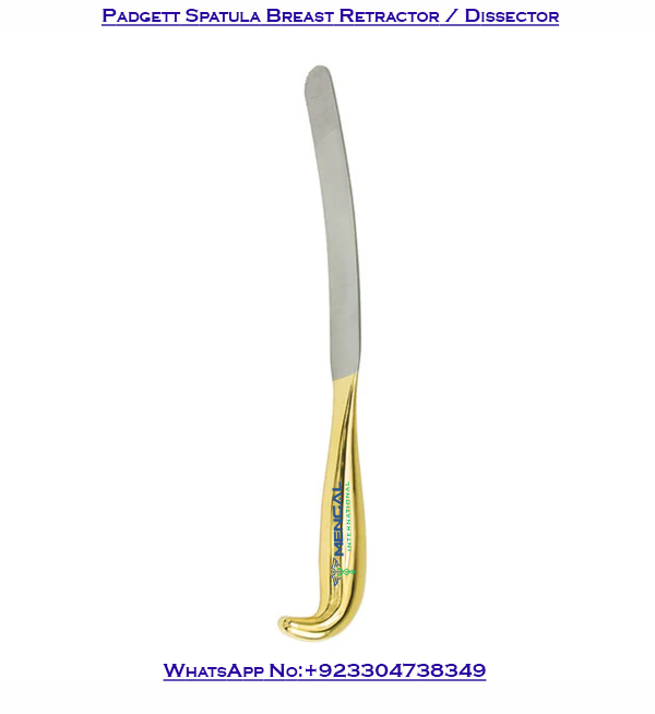Padgett Spatula Breast Retractor/ Dissector plastic surgery instrument