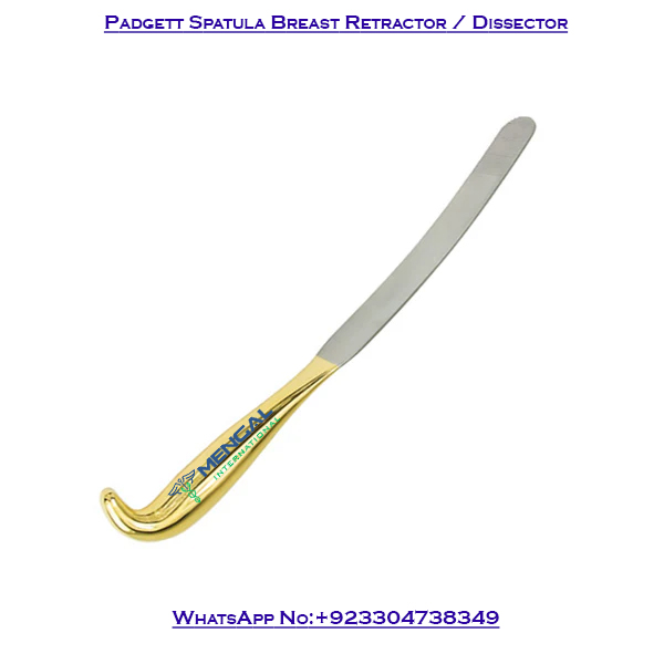 Padgett Spatula Breast Retractor/ Dissector plastic surgery instrument