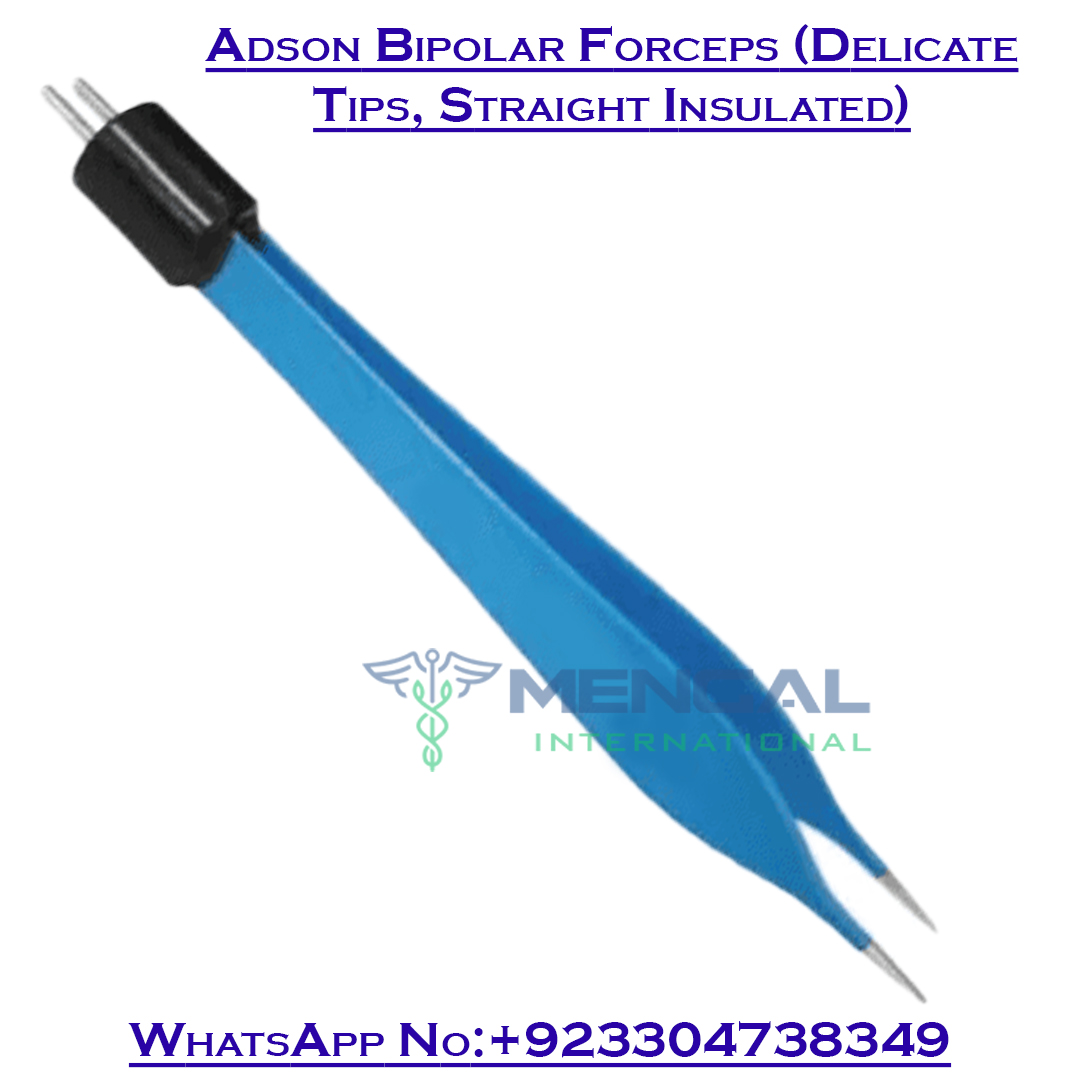 Reusable Adson Bipolar Forceps Electrosurgery Instruments