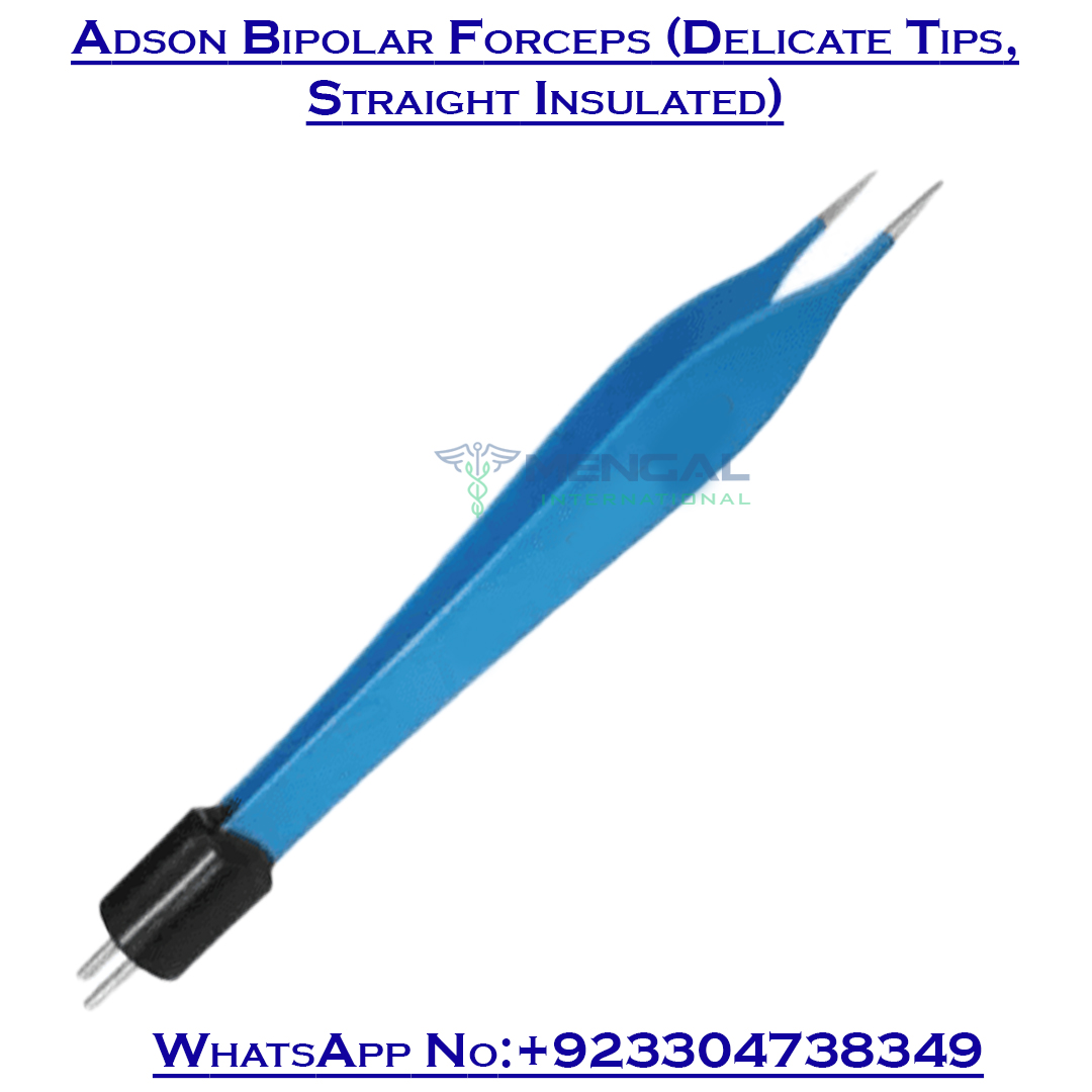 Reusable Adson Bipolar Forceps Electrosurgery Instruments