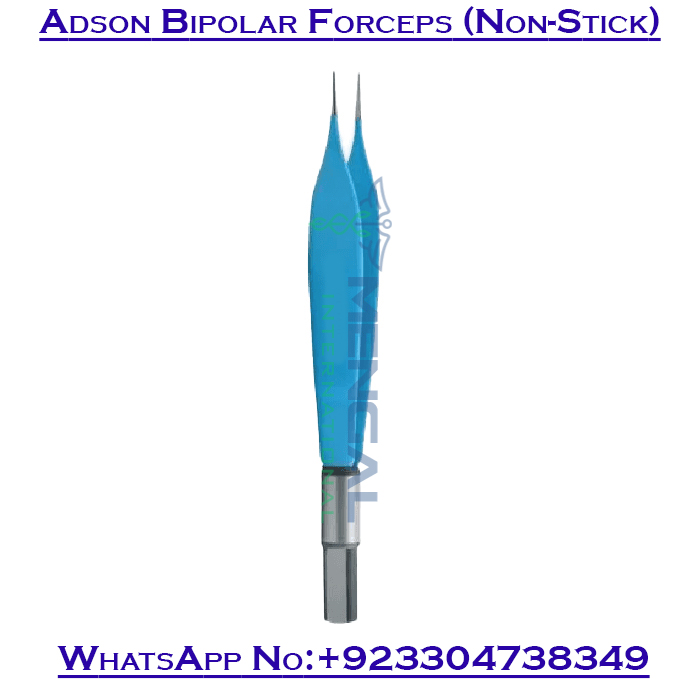 Adson Bipolar Forceps (Non-Stick) 4.75 inches (12 cm)-Electrosurgery instruments