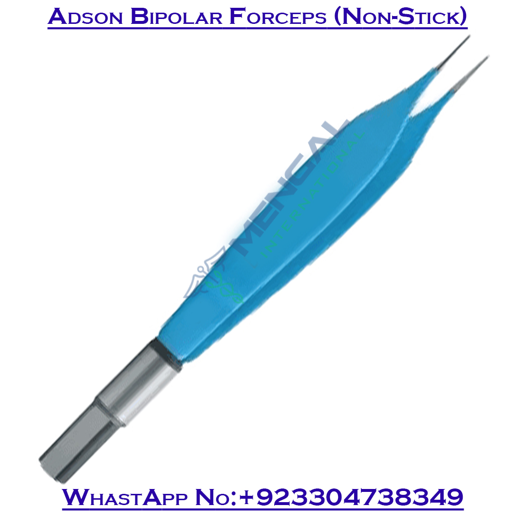 Adson Bipolar Forceps (Non-Stick) 4.75 inches (12 cm)-Electrosurgery instruments