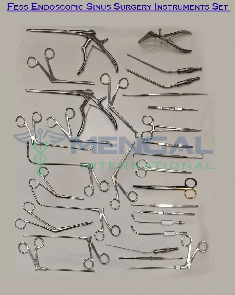 Fess Instruments Set Endoscopic Sinus Surgery Ent Instrument Set German Quality