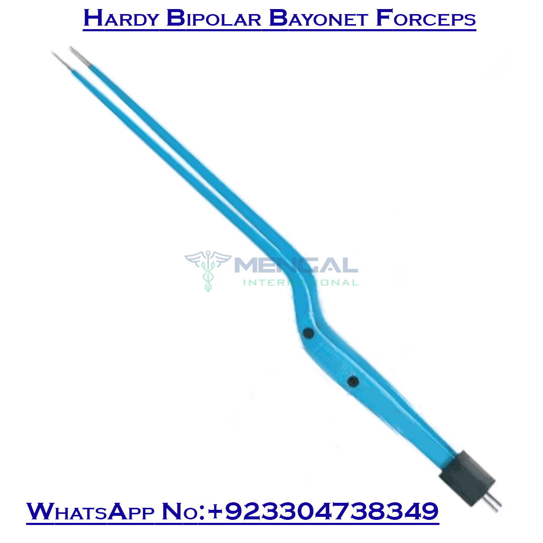 Reusable Hardy Bipolar Bayonet Forceps Electrosurgery Instruments