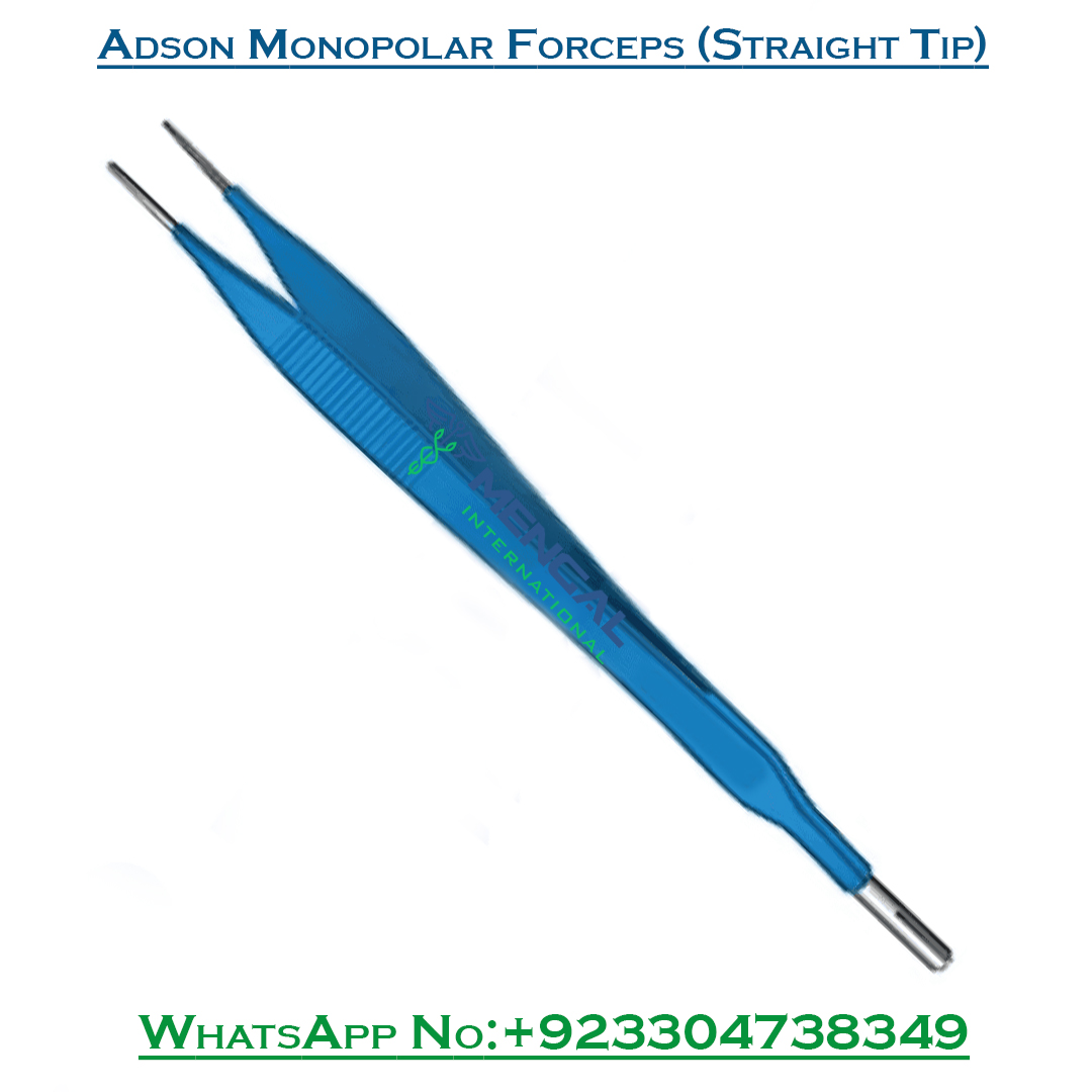 Adson Monopolar Forceps (Straight Tip) Electrosurgery Instruments