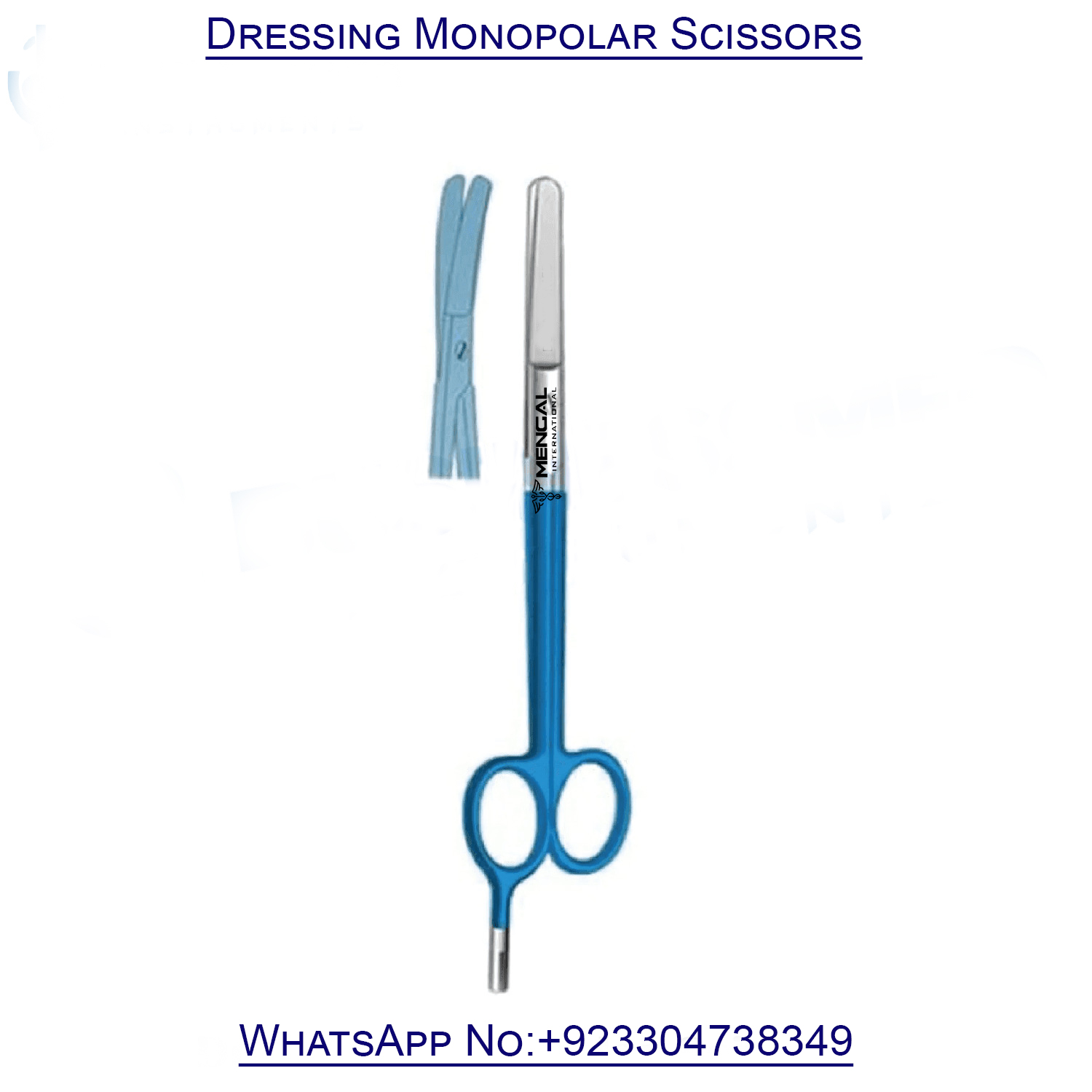 Dressing Monopolar Scissors Electrosurgery Instruments
