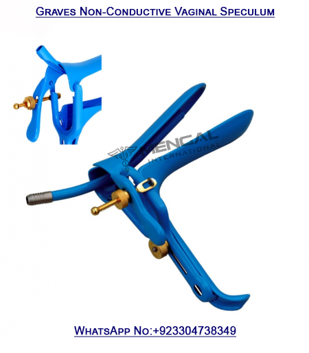 Graves Non-Conductive Vaginal Speculum Electrosurgical Gynecological Instruments