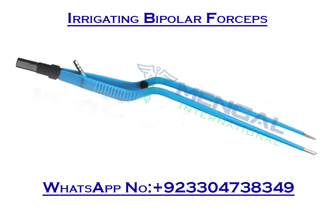 Reusable Irrigating Bipolar Forceps Electrosurgery Instruments