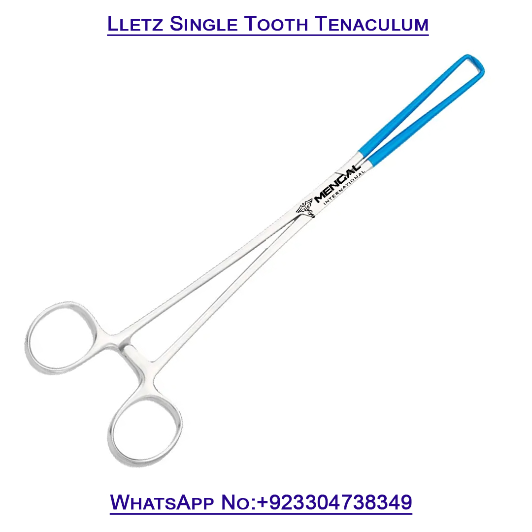 Lletz Single Tooth Tenaculum Electrosurgical Instruments