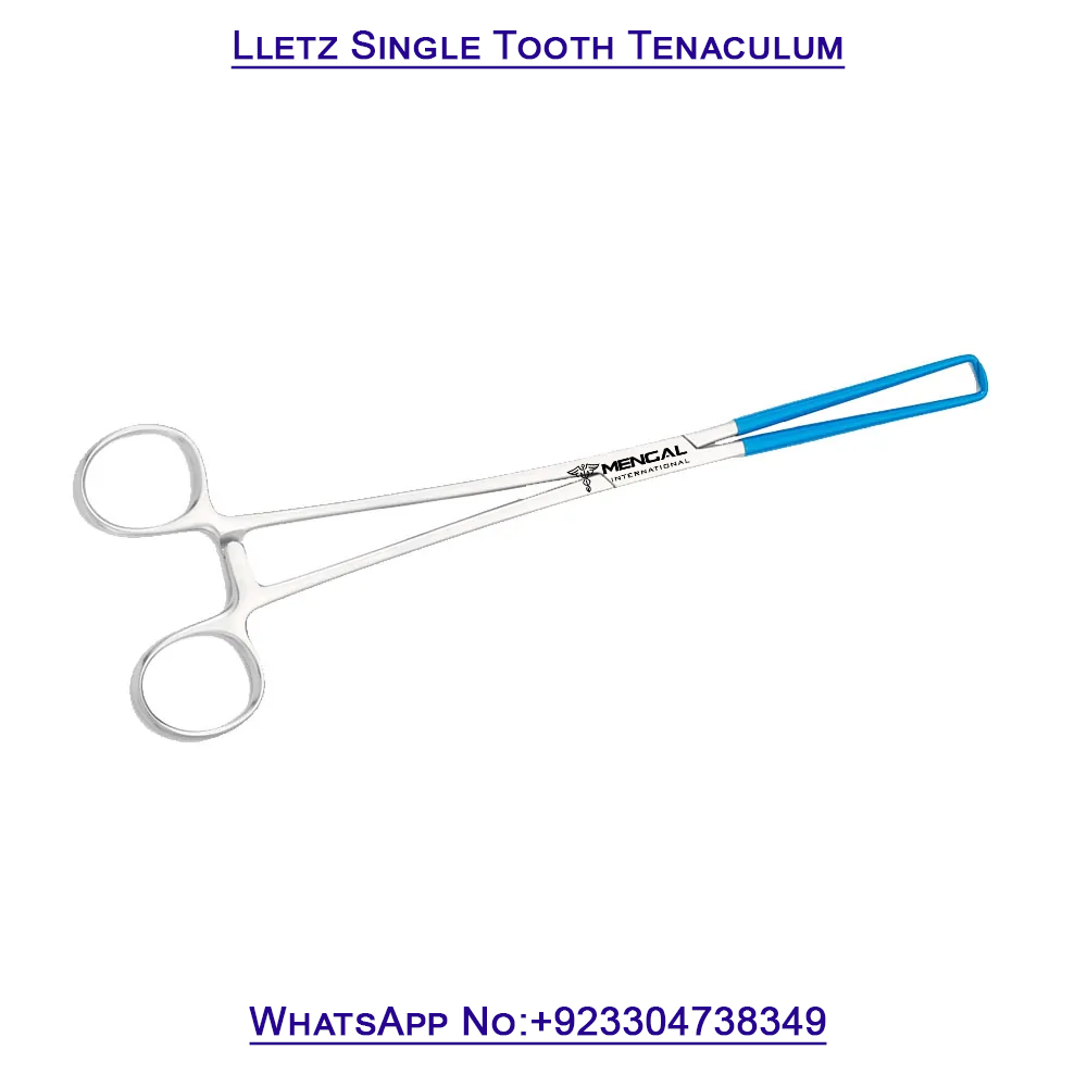 Lletz Single Tooth Tenaculum Electrosurgical Instruments