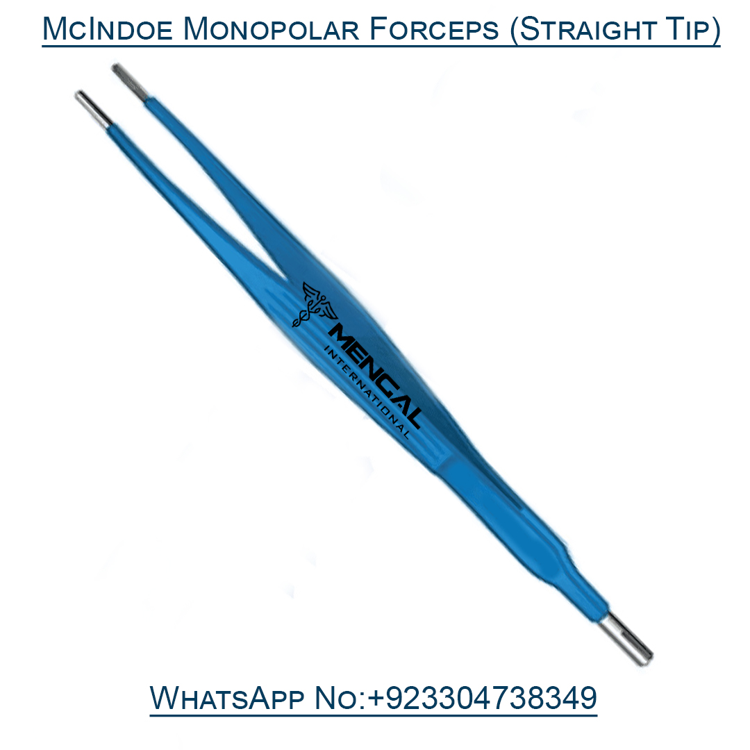 McIndoe Monopolar Forceps (Straight Tip) Electrosurgery Instruments
