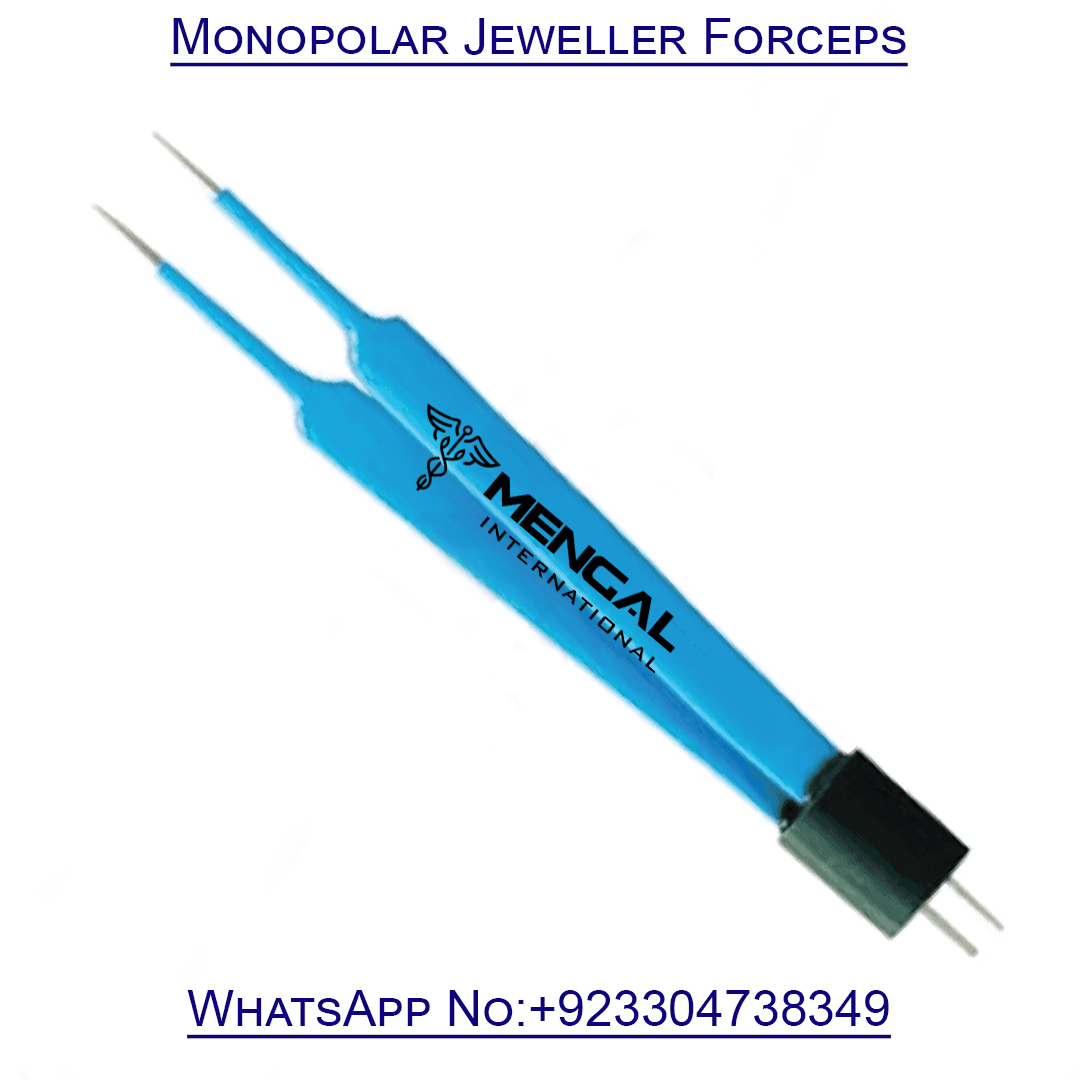 Monopolar Jeweller Forceps Electrosurgery Instruments