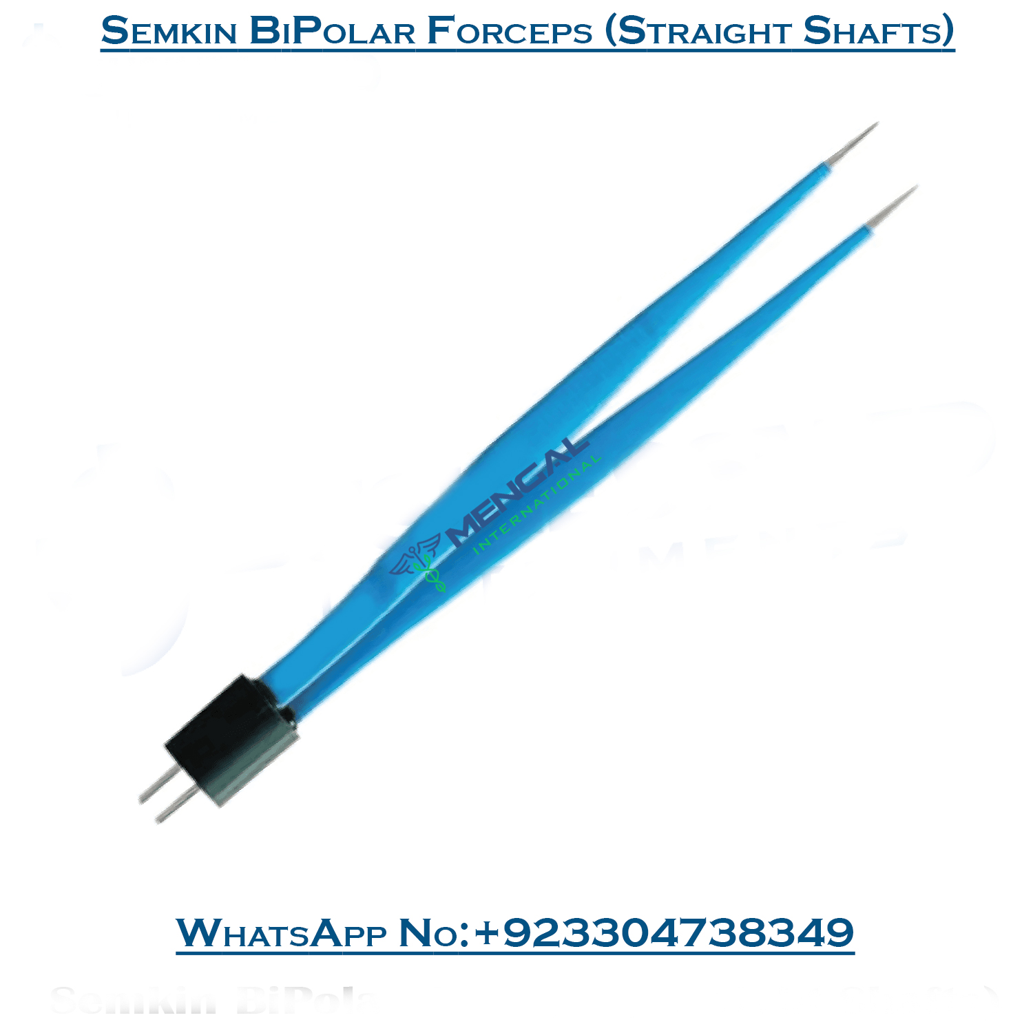 Semkin BiPolar Forceps (Straight Shafts) Electrosurgery Instruments