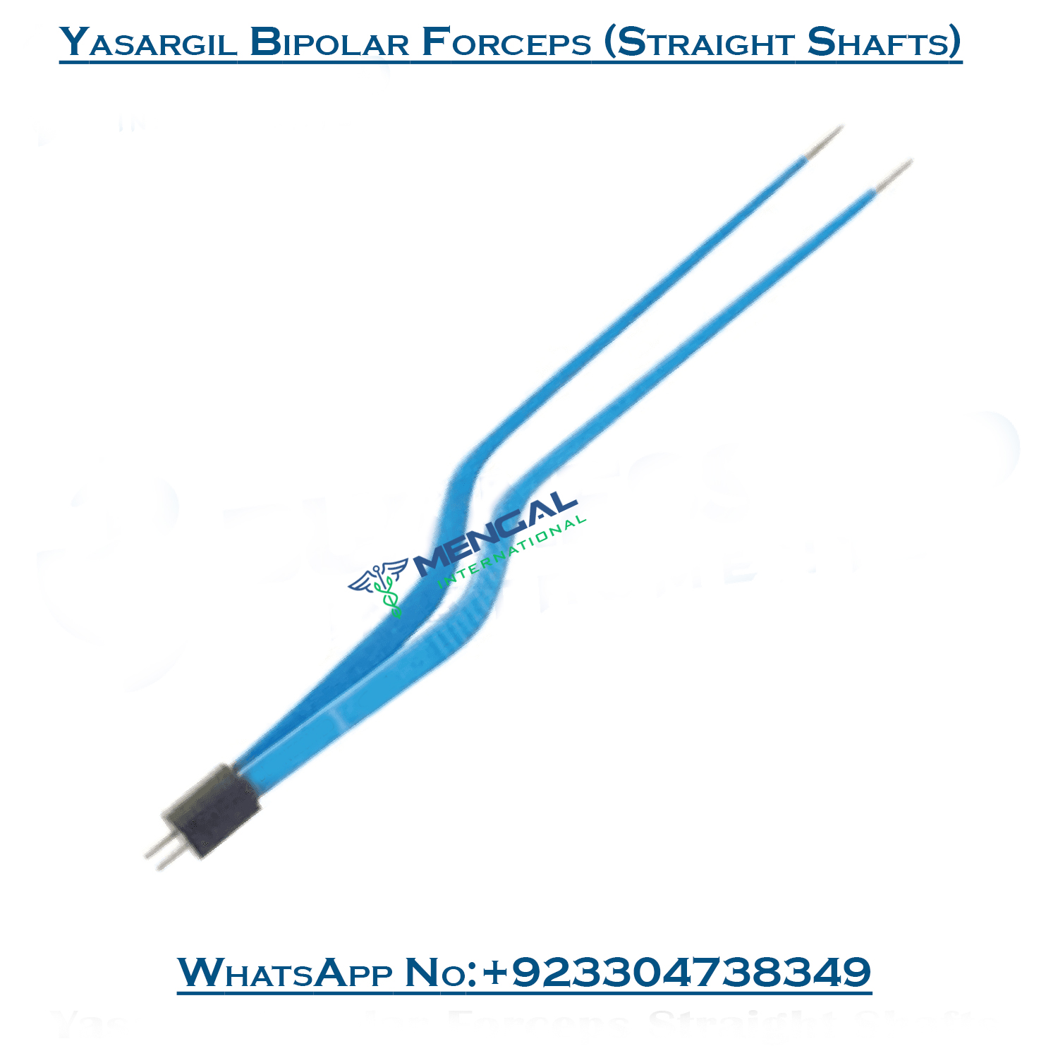 Yasargil Bipolar Forceps (Straight Shafts) Electrosurgery Instruments