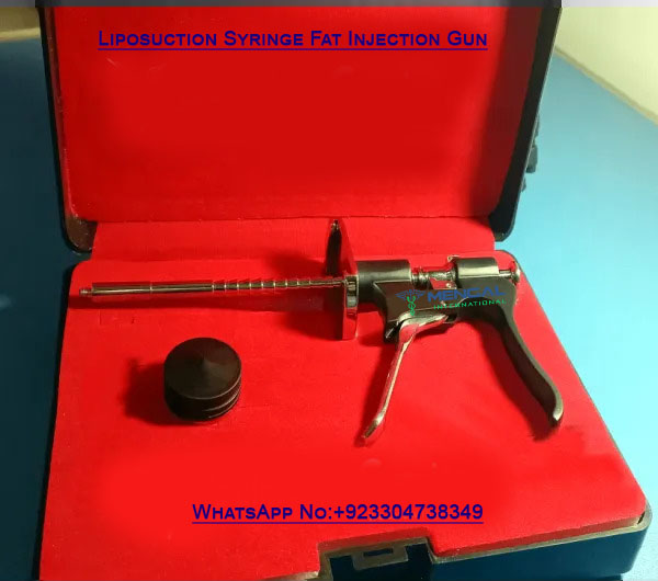 Liposuction Syringe Fat Injection Gun For Plastic & Cosmetic Surgery Instruments