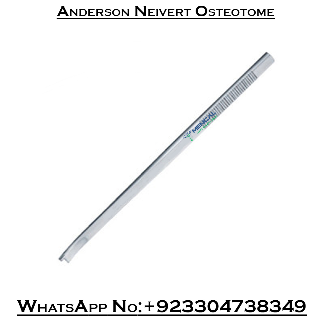 Anderson Neivert Osteotome 8″ German Grade Surgical Orthopedic Instrument 4mm 7mm Right Left Straight Curved