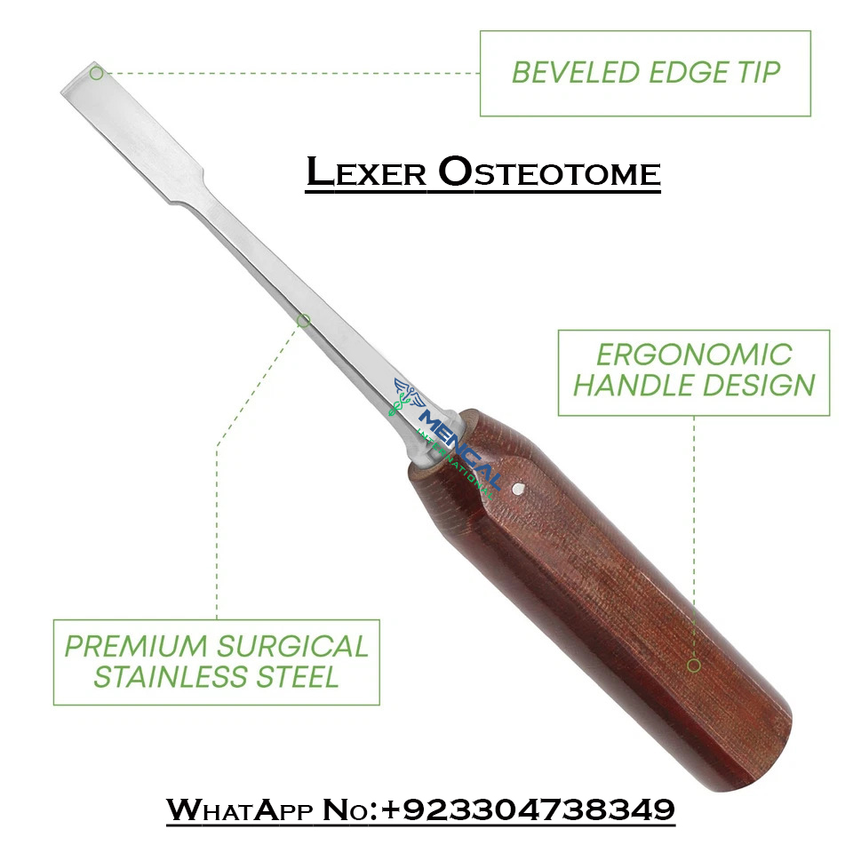 Lexer Osteotome German Grade Surgical Orthopedic Instrument Stainless Steel Bone Chisel - Image 3