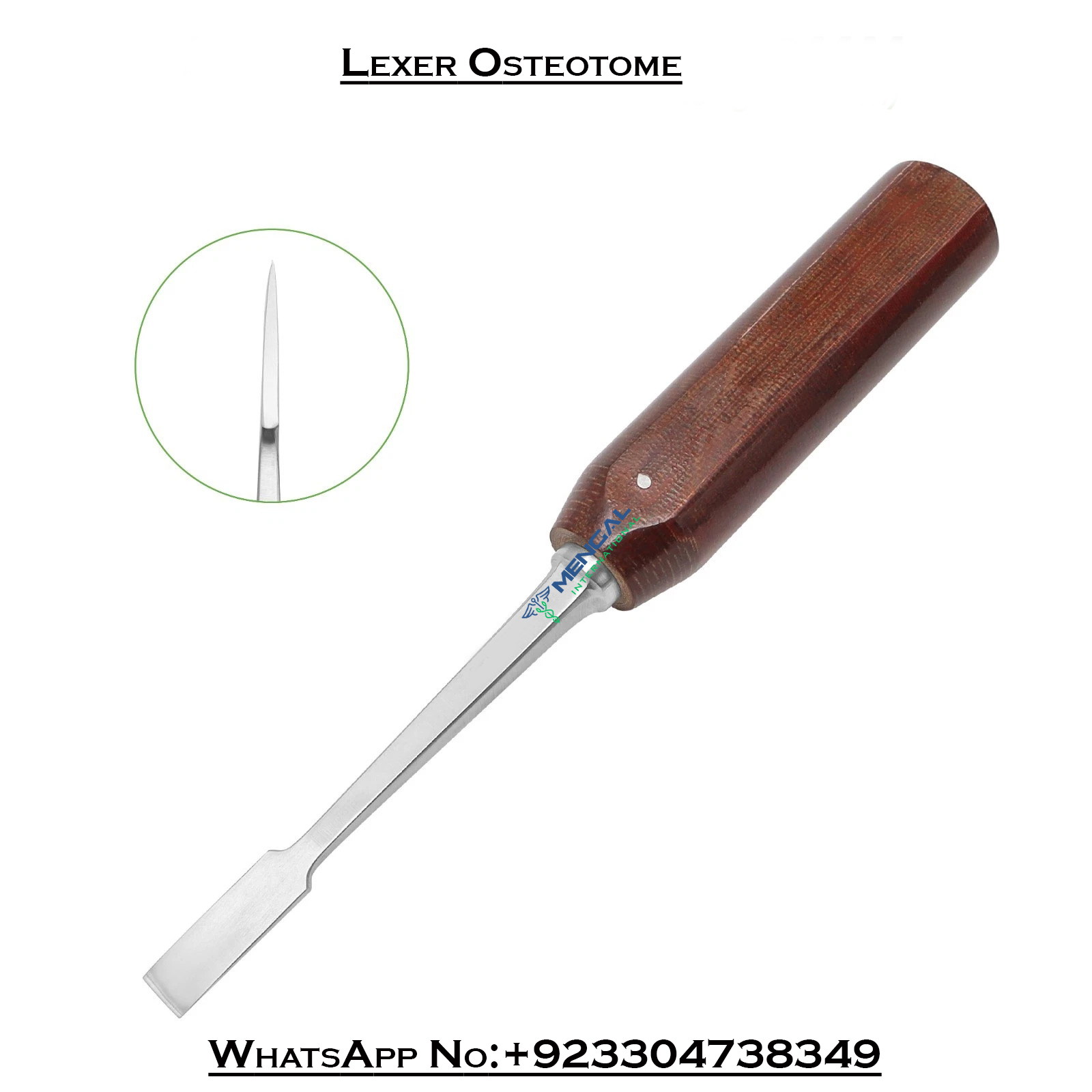 Lexer Osteotome German Grade Surgical Orthopedic Instrument Stainless Steel Bone Chisel