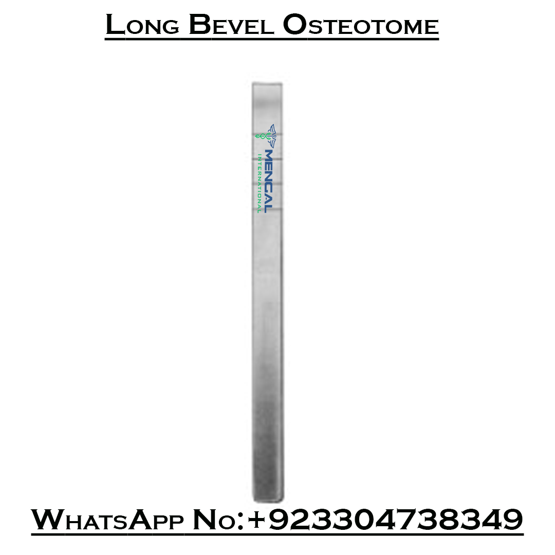Long Bevel Osteotome Straight Curved German Grade Surgical Orthopedic Stainless Steel Instrument - Image 3