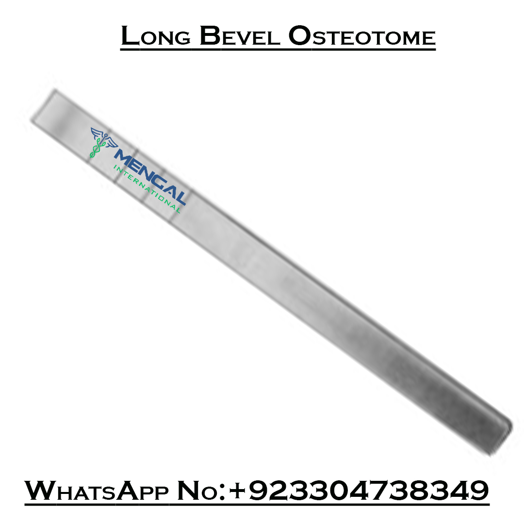 Long Bevel Osteotome Straight Curved German Grade Surgical Orthopedic Stainless Steel Instrument