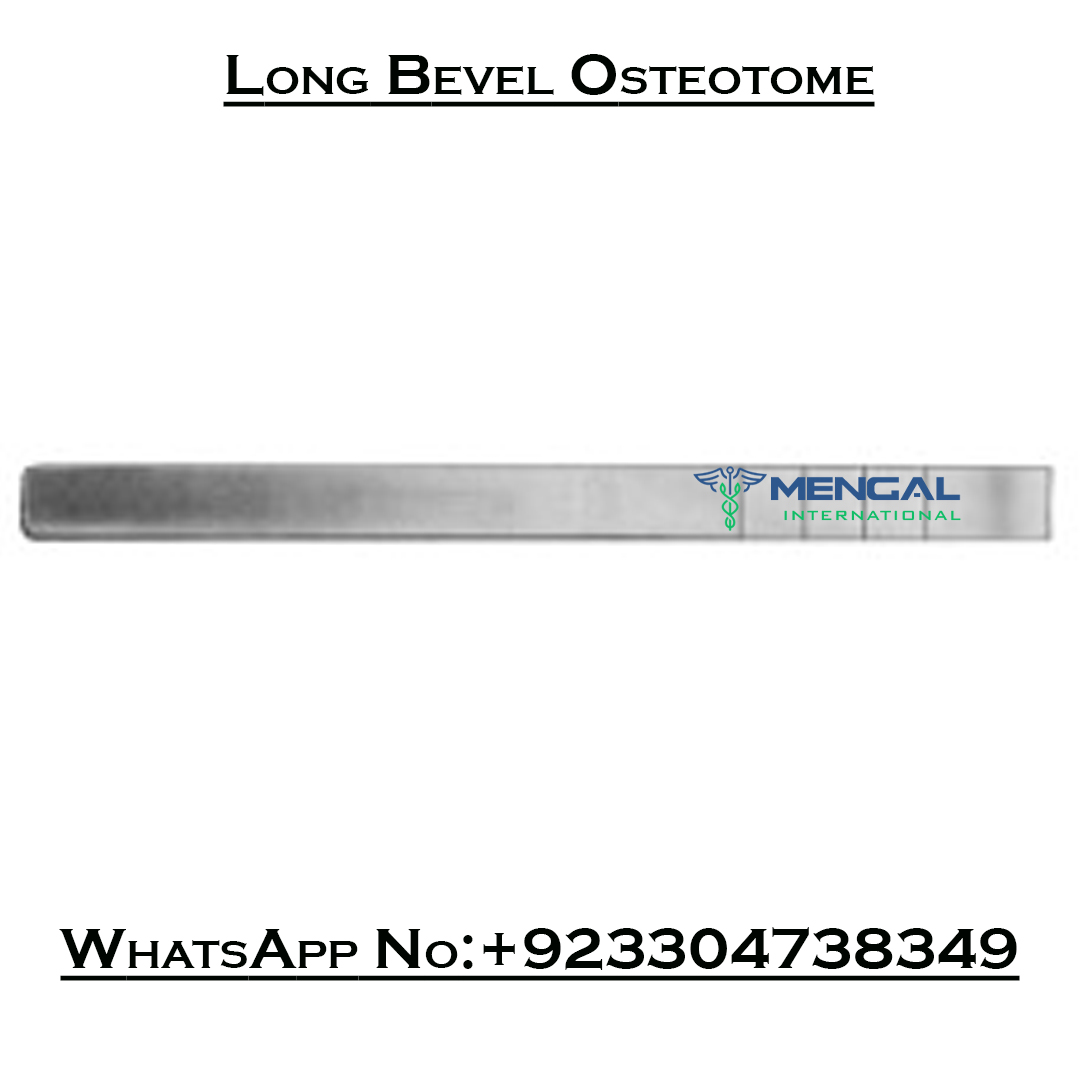 Long Bevel Osteotome Straight Curved German Grade Surgical Orthopedic Stainless Steel Instrument