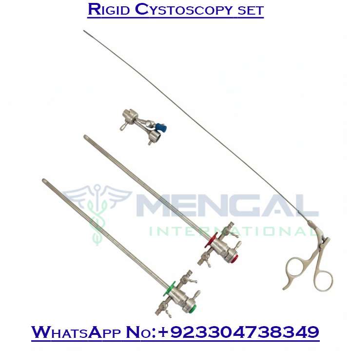 Rigid Cystoscopy Instrument Set 6 Pcs German Stainless Steel Urology Surgical Set