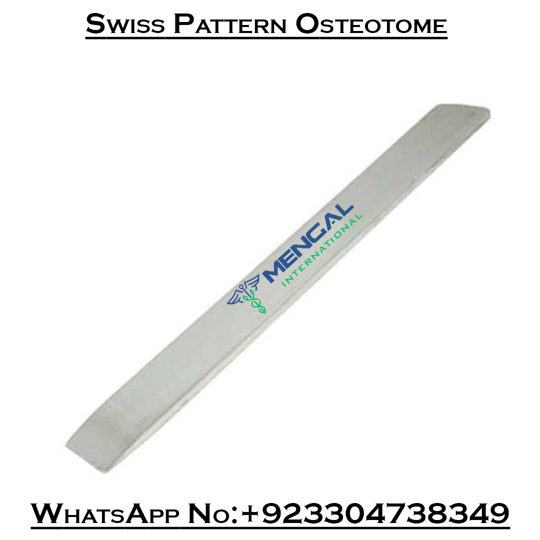 Swiss Pattern Osteotome German Grade Surgical Orthopedic Instrument Stainless Steel Bone Chisel 14mm–20mm