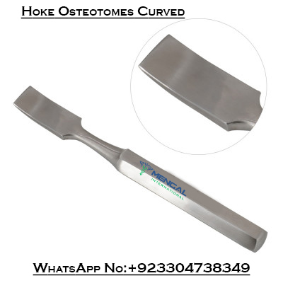 Hoke Osteotomes Curved German Grade Surgical Orthopedic Instruments 3mm–19mm Stainless Steel