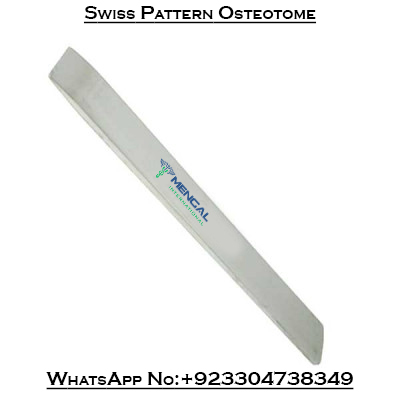 Swiss Pattern Osteotome German Grade Surgical Orthopedic Instrument Stainless Steel Bone Chisel 14mm–20mm